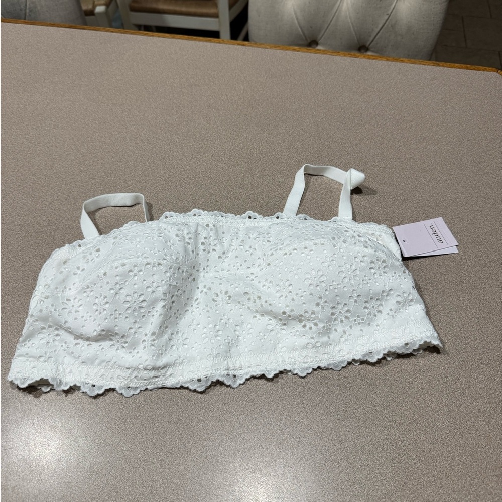 Auden Ivory Eyelet Bralette